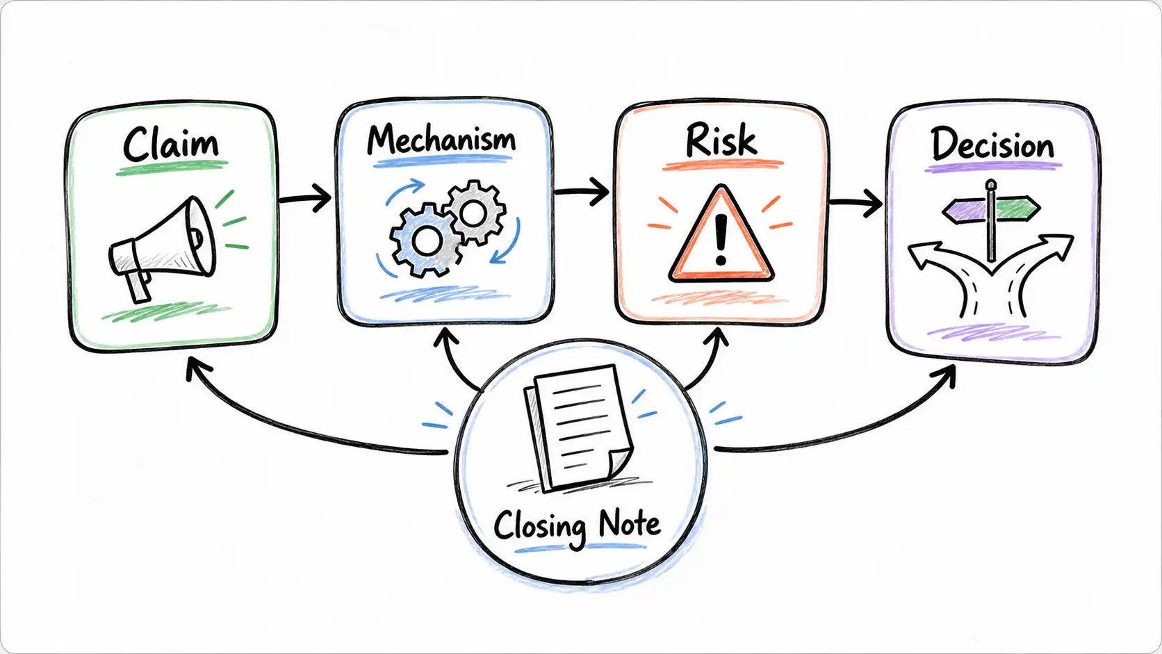 Infographic map for Conclusion: Closing Note