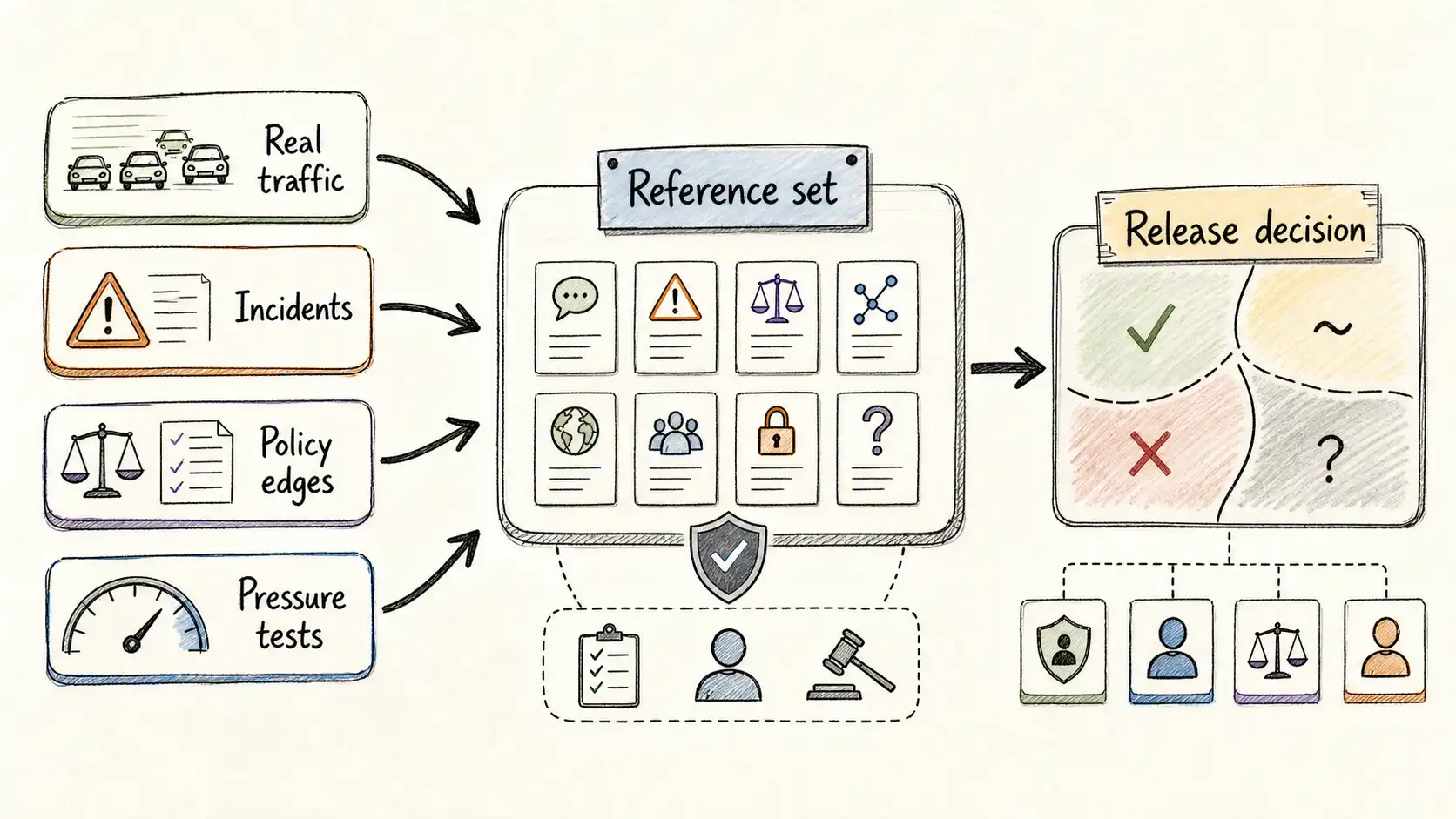 Infographic map for Building the Reference Set