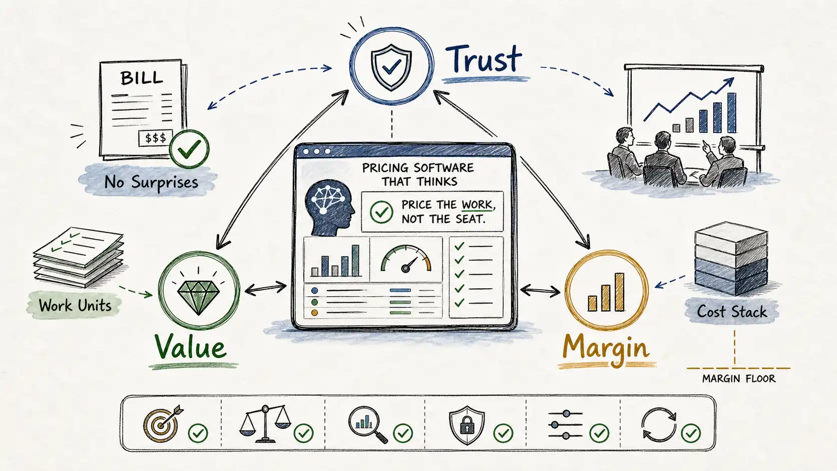 Infographic map for Conclusion: The Pricing Software That Thinks Checklist