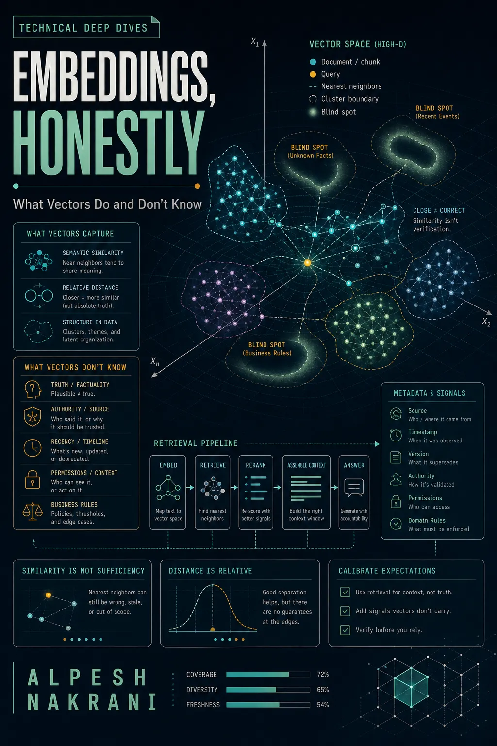 Embeddings, Honestly cover