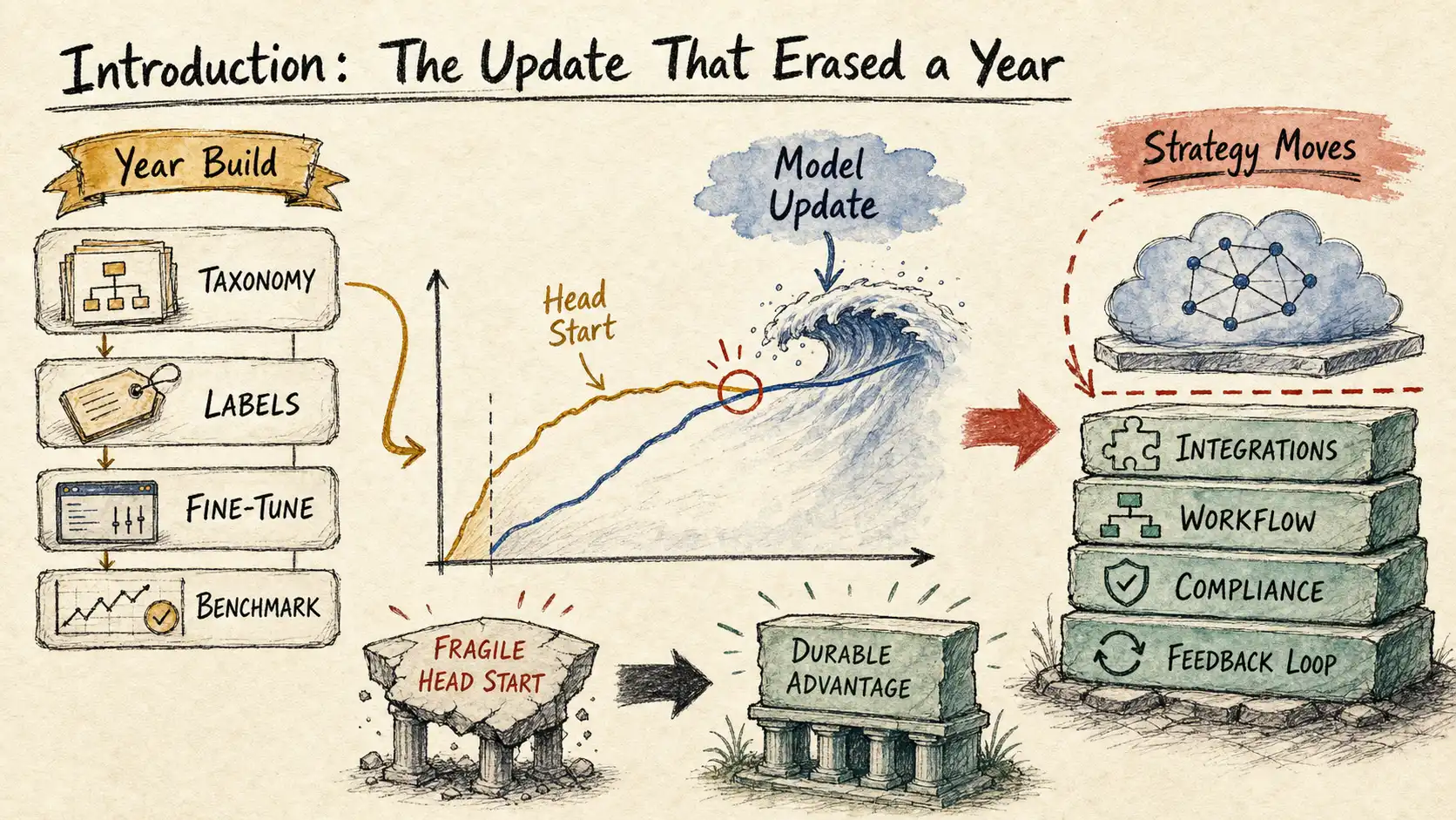 Infographic map for Introduction: The Update That Erased a Year